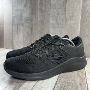 Skechers Bounder Ultra Flex 2.0 Men's 11 Running Shoes Slip On Sneakers Black